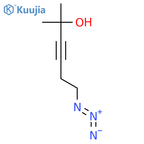 3-HEXYN-2-OL, 6-AZIDO-2-METHYL- structure