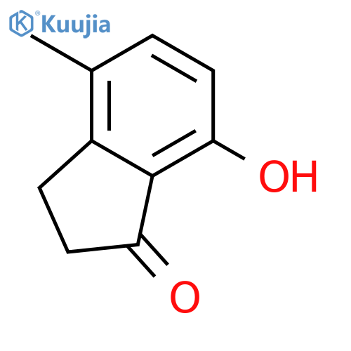 7-Hydroxy-4-methyl-2,3-dihydro-1H-inden-1-one structure