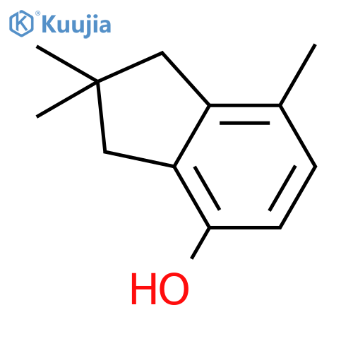 1H-INDEN-4-OL, 2,3-DIHYDRO-2,2,7-TRIMETHYL- structure