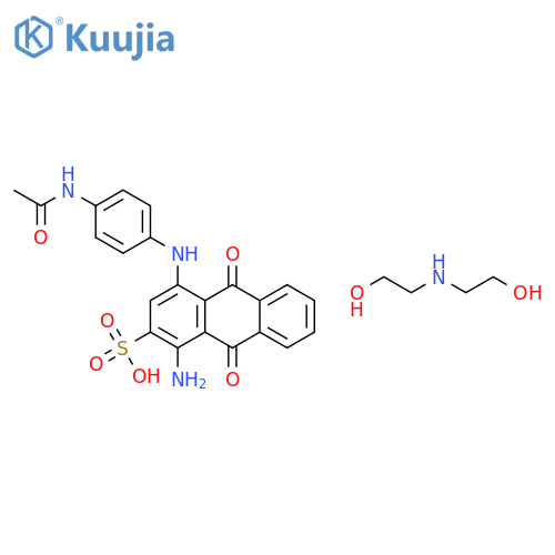 4-[4-(acetylamino)anilino]-1-amino-9,10-dihydro-9,10-dioxoanthracene-2-sulphonic acid, compound with 2,2'-iminobis[ethanol] (1:1) structure