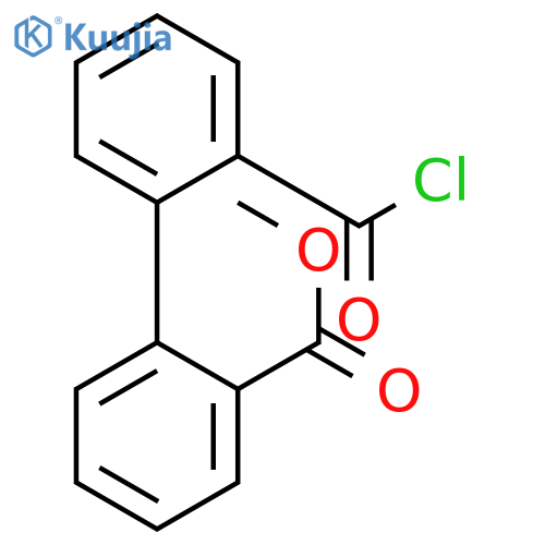 [1,1'-BIPHENYL]-2-CARBOXYLIC ACID, 2'-(CHLOROCARBONYL)-, METHYL ESTER structure