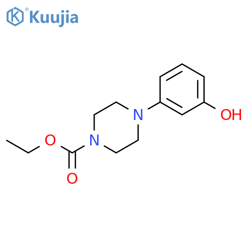 1-(3-Hydroxyphenyl)-4-ethoxycarbonyl-piperazine structure