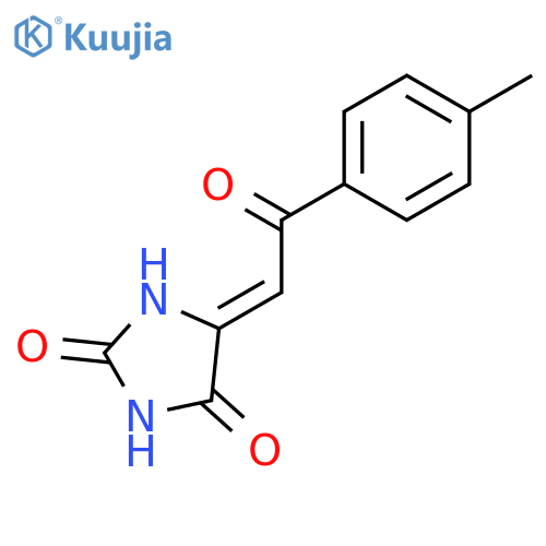 2,4-Imidazolidinedione, 5-[2-(4-methylphenyl)-2-oxoethylidene]- structure