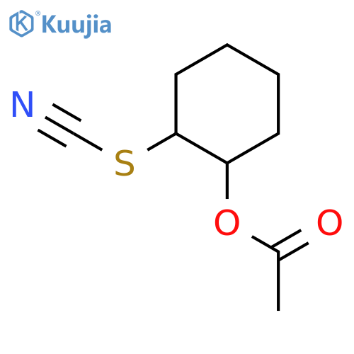 THIOCYANIC ACID, 2-(ACETYLOXY)CYCLOHEXYL ESTER structure
