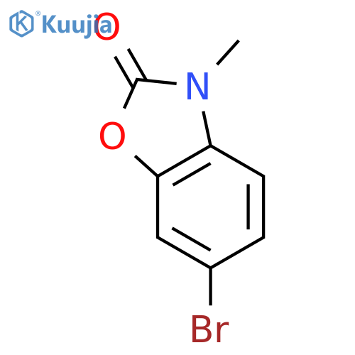 6-Bromo-3-methyl-2,3-dihydro-1,3-benzoxazol-2-one structure