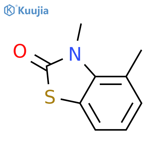 2(3H)-BENZOTHIAZOLONE, 3,4-DIMETHYL- structure