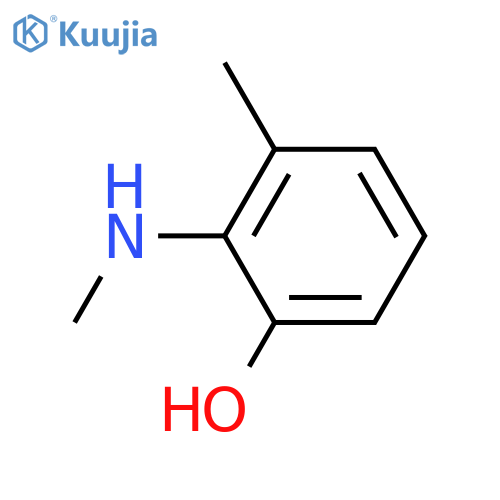 3-methyl-2-(methylamino)phenol structure