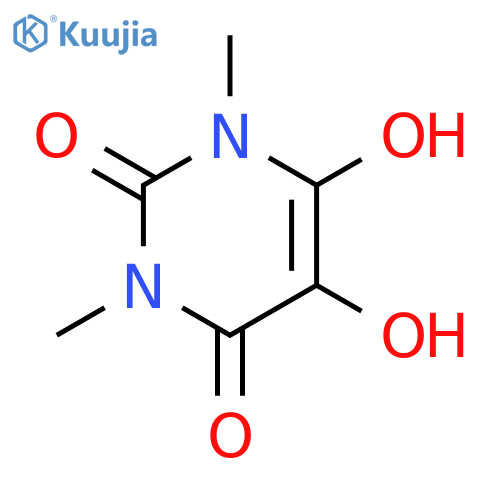 2,4,6(1H,3H,5H)-Pyrimidinetrione,5-hydroxy-1,3-dimethyl- structure