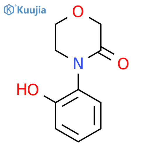 4-(2-Hydroxyphenyl)morpholin-3-one structure