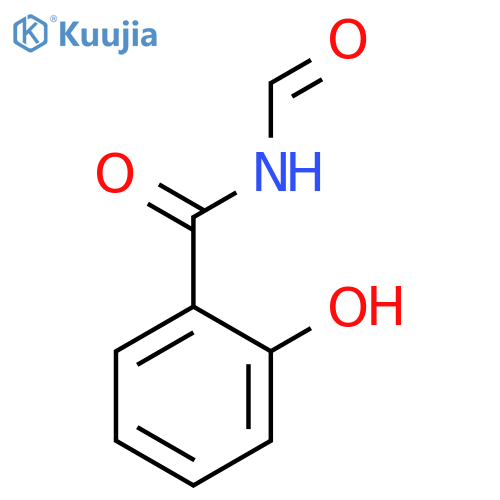 Benzamide, N-formyl-2-hydroxy- structure