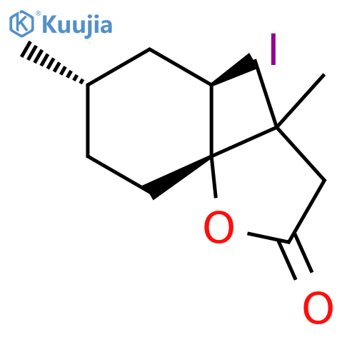 1-OXASPIRO[4.5]DECAN-2-ONE, 6-IODO-4,4,8-TRIMETHYL-, (5S,6R,8S)- structure