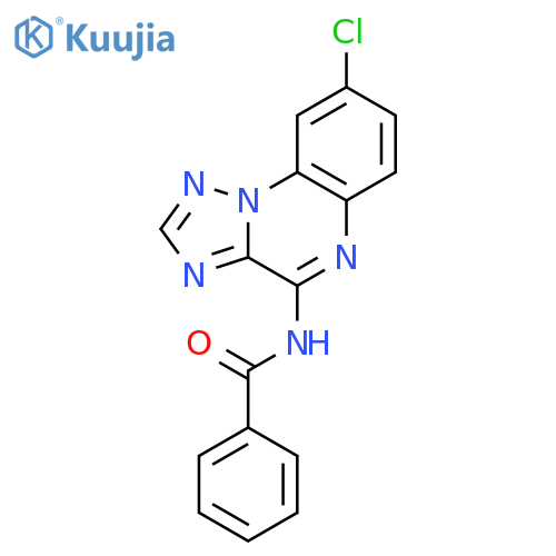 Benzamide, N-(8-chloro[1,2,4]triazolo[1,5-a]quinoxalin-4-yl)- structure