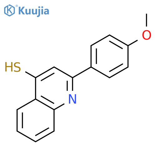 4-QUINOLINETHIOL, 2-(4-METHOXYPHENYL)- structure