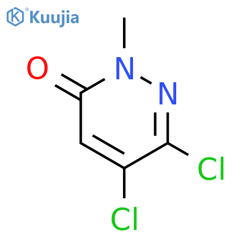 5,6-dichloro-2-methyl-pyridazin-3-one structure