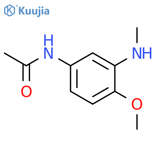 N-4-methoxy-3-(methylamino)phenylacetamide structure