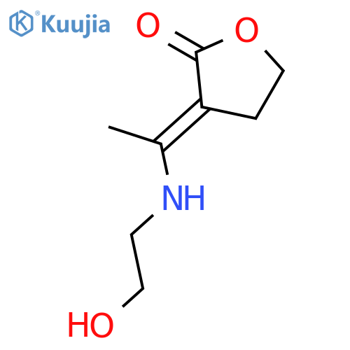 2(3H)-FURANONE, DIHYDRO-3-[1-[(2-HYDROXYETHYL)AMINO]ETHYLIDENE]- structure