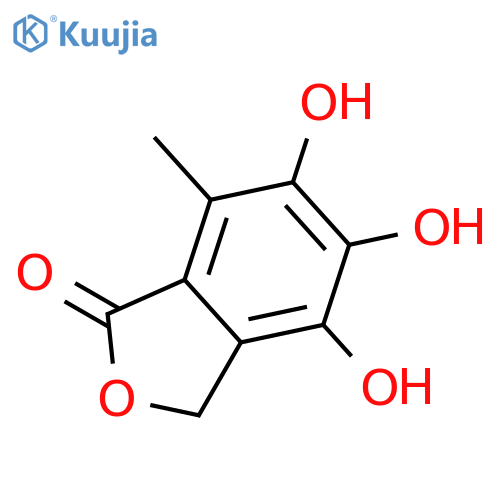 1(3H)-Isobenzofuranone, 4,5,6-trihydroxy-7-methyl- structure