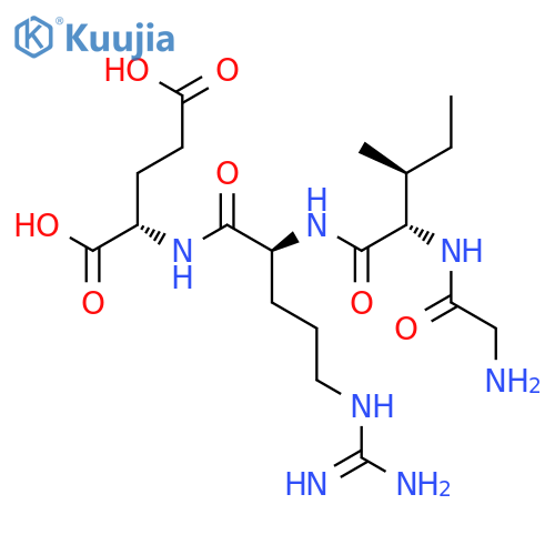 L-Glutamic acid, glycyl-L-isoleucyl-L-arginyl- structure