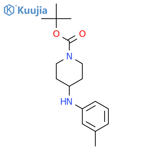 1-Boc-4-(3-methylphenyl)amino-piperidine structure