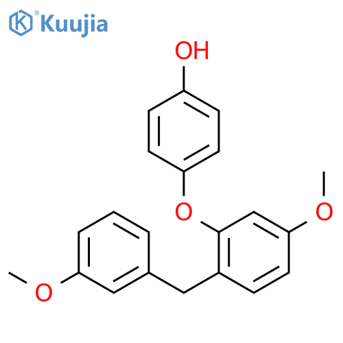 Phenol, 4-[5-methoxy-2-[(3-methoxyphenyl)methyl]phenoxy]- structure