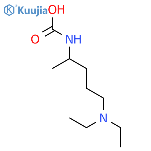 CARBAMIC ACID, [4-(DIETHYLAMINO)-1-METHYLBUTYL]- structure