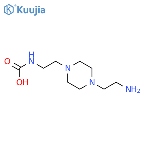Carbamic acid, [2-[4-(2-aminoethyl)-1-piperazinyl]ethyl]- structure