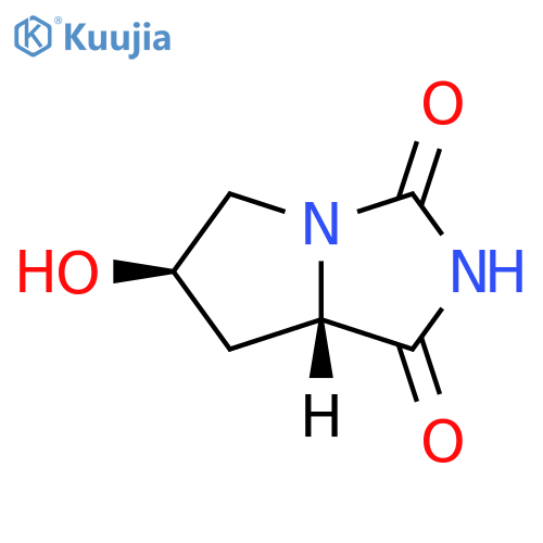1H-Pyrrolo[1,2-c]imidazole-1,3(2H)-dione,tetrahydro-6-hydroxy-,(6R,7aS)-(9CI) structure