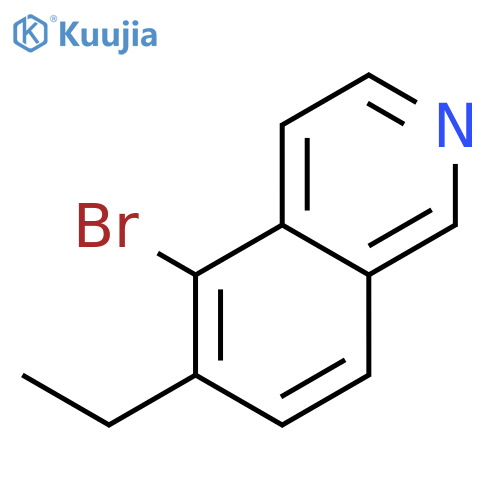 ISOQUINOLINE, 5-BROMO-6-ETHYL- structure