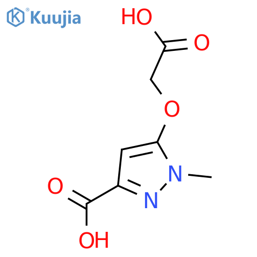5-(carboxymethoxy)-1-methylpyrazole-3-carboxylic Acid structure