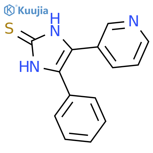 2H-Imidazole-2-thione, 1,3-dihydro-4-phenyl-5-(3-pyridinyl)- structure