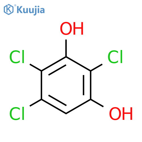2,4,5-Trichlorobenzene-1,3-diol structure