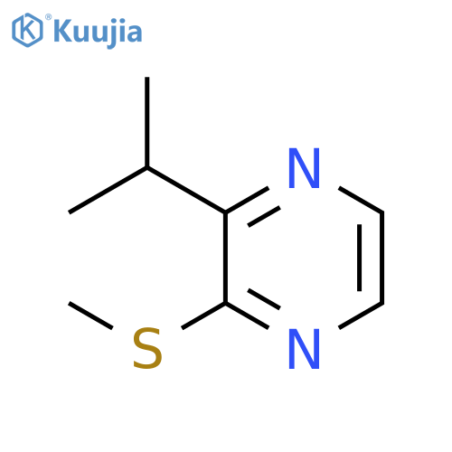 2-Isopropyl-3-(methylthio)pyrazine structure