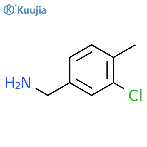 3-chloro-4-methyl-Benzenemethanamine structure