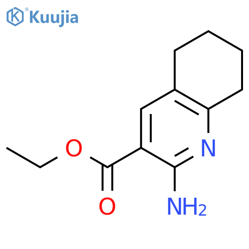 ethyl 2-amino-5,6,7,8-tetrahydroquinoline-3-carboxylate structure