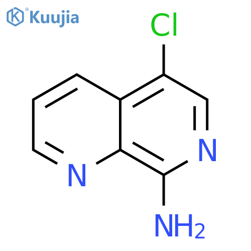 5-chloro-1,7-Naphthyridin-8-amine structure