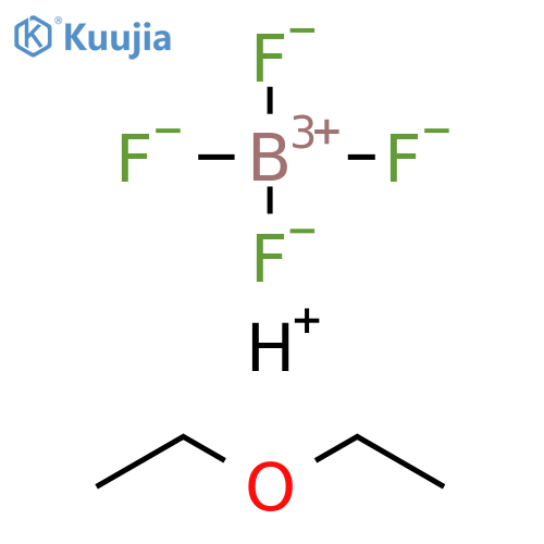 fluoroboric acid diethylether complex structure