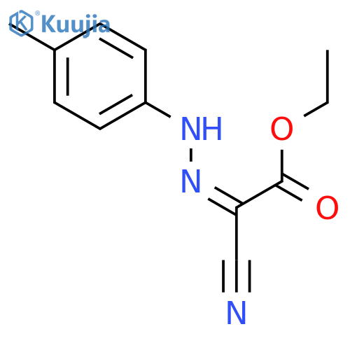 ethyl (2E)-cyano[2-(4-methylphenyl)hydrazinylidene]ethanoate structure