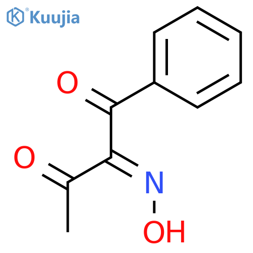 1-Phenyl-1,2,3-butanetrione 2-oxime structure