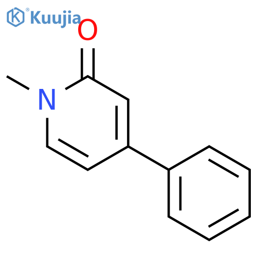 2(1H)-Pyridinone, 1-methyl-4-phenyl- structure