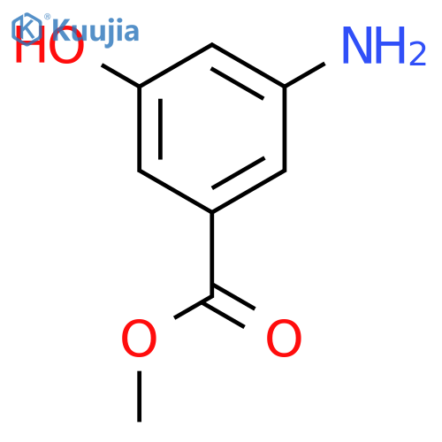 Methyl 3-amino-5-hydroxybenzoate structure