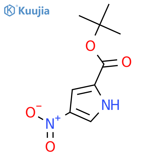4-nitro-1H-Pyrrole-2-carboxylic acid 1,1-dimethylethyl ester structure