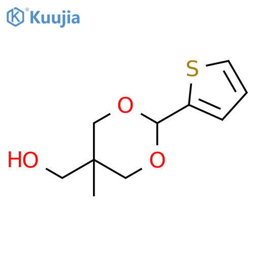 [5-Methyl-2-(thiophen-2-yl)-1,3-dioxan-5-yl]methanol structure