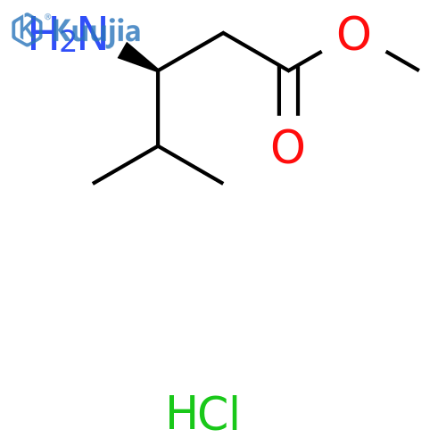 Methyl (S)-homo-β-Valinate Hydrochloride structure