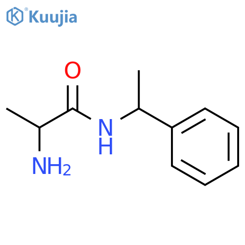 Propanamide, 2-amino-N-(1-phenylethyl)- structure