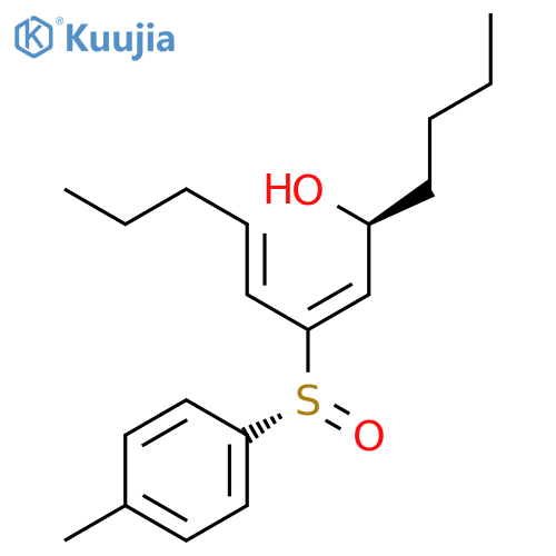 6,8-DODECADIEN-5-OL, 7-[(R)-(4-METHYLPHENYL)SULFINYL]-, (5S,6E,8E)- structure
