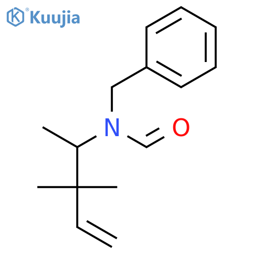 Formamide, N-(phenylmethyl)-N-(1,2,2-trimethyl-3-butenyl)- structure