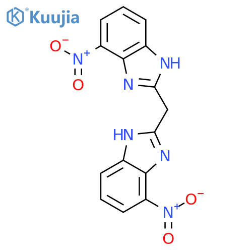 1H-Benzimidazole, 2,2'-methylenebis[7-nitro- structure