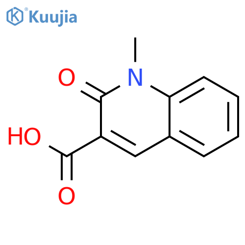 1-Methyl-2-oxo-1,2-dihydroquinoline-3-carboxylic acid structure