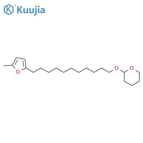 2H-Pyran, tetrahydro-2-[[11-(5-methyl-2-furanyl)undecyl]oxy]- structure