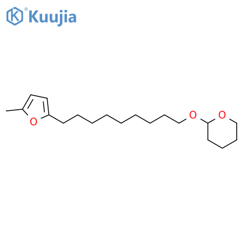 2H-PYRAN, TETRAHYDRO-2-[[9-(5-METHYL-2-FURANYL)NONYL]OXY]- structure